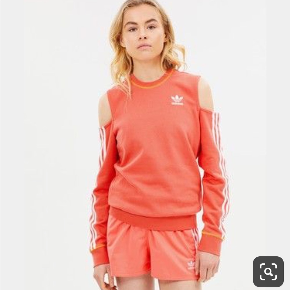 Adidas cut out Sweatshirt
